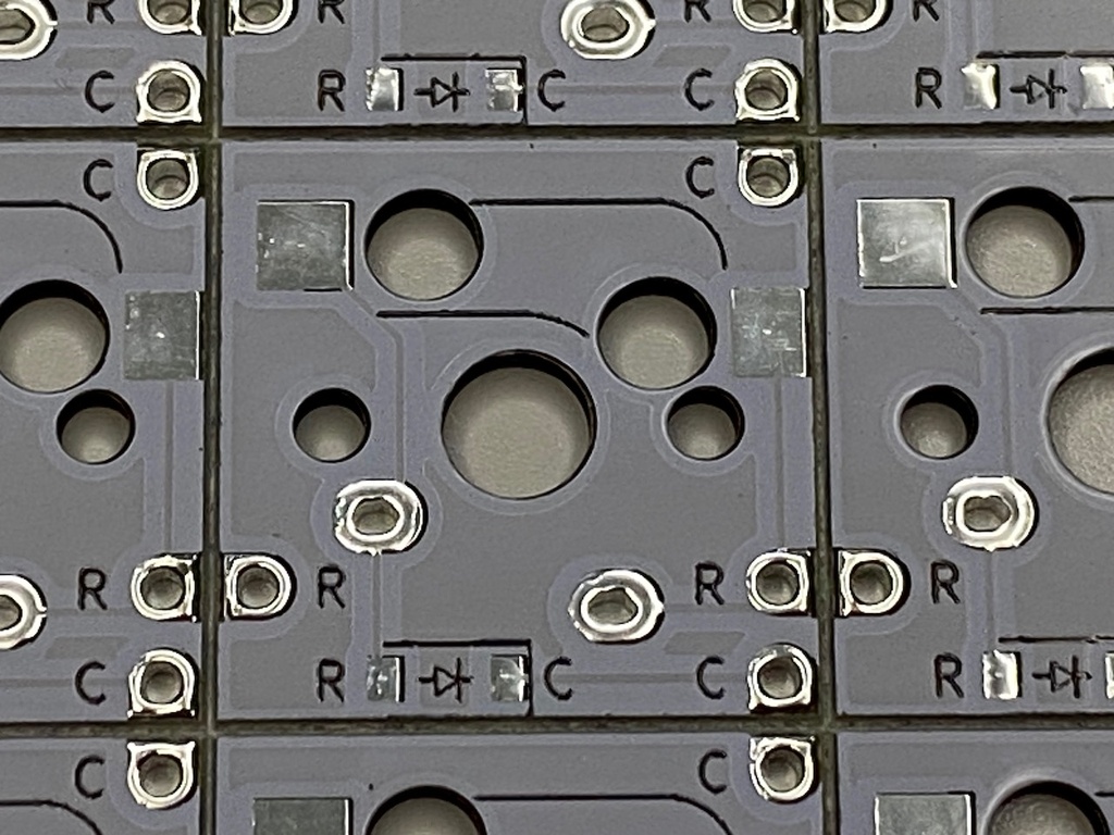 Explorer Single-Switch PCB Close up